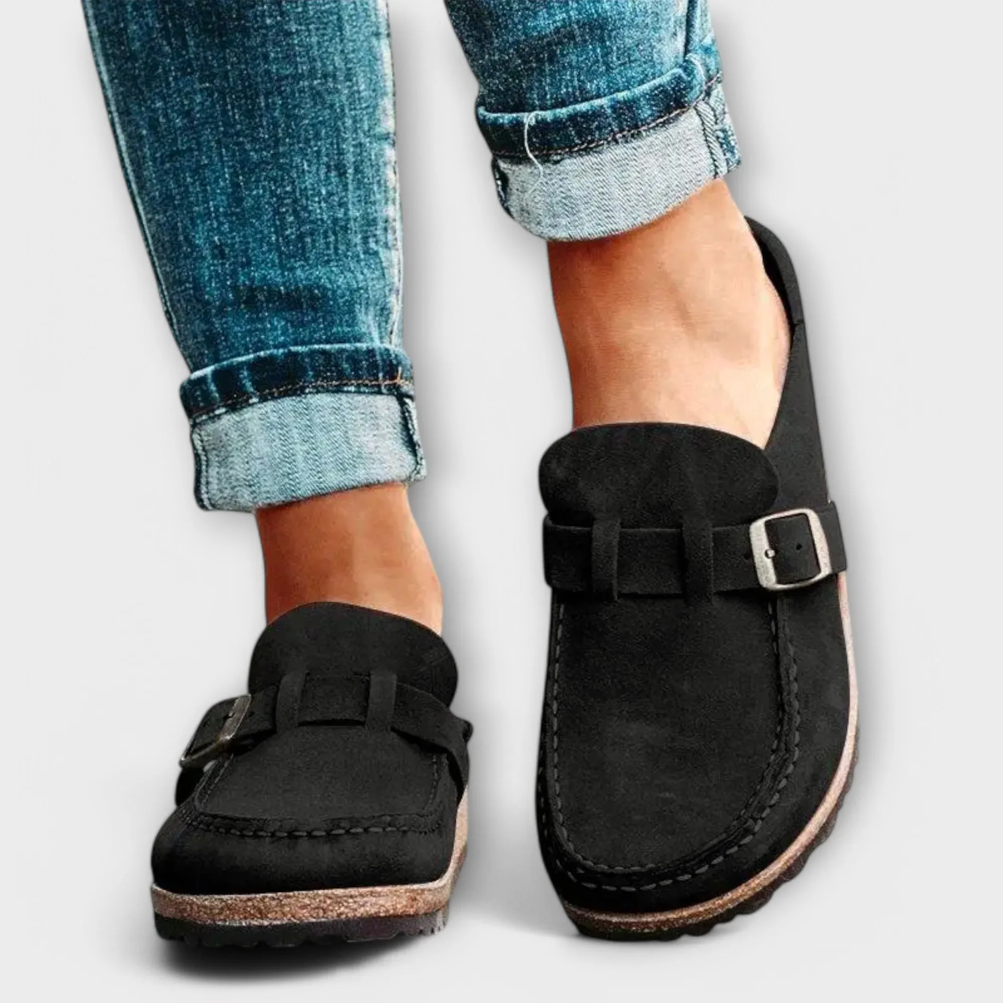 Customer-focused Mocassins boucle avec orthopédiques décorative pour femmes Wide array