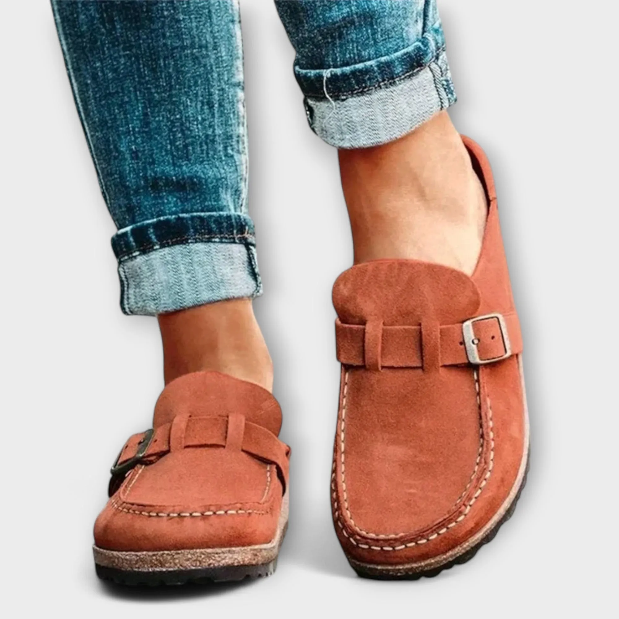 Customer-focused Mocassins boucle avec orthopédiques décorative pour femmes Wide array