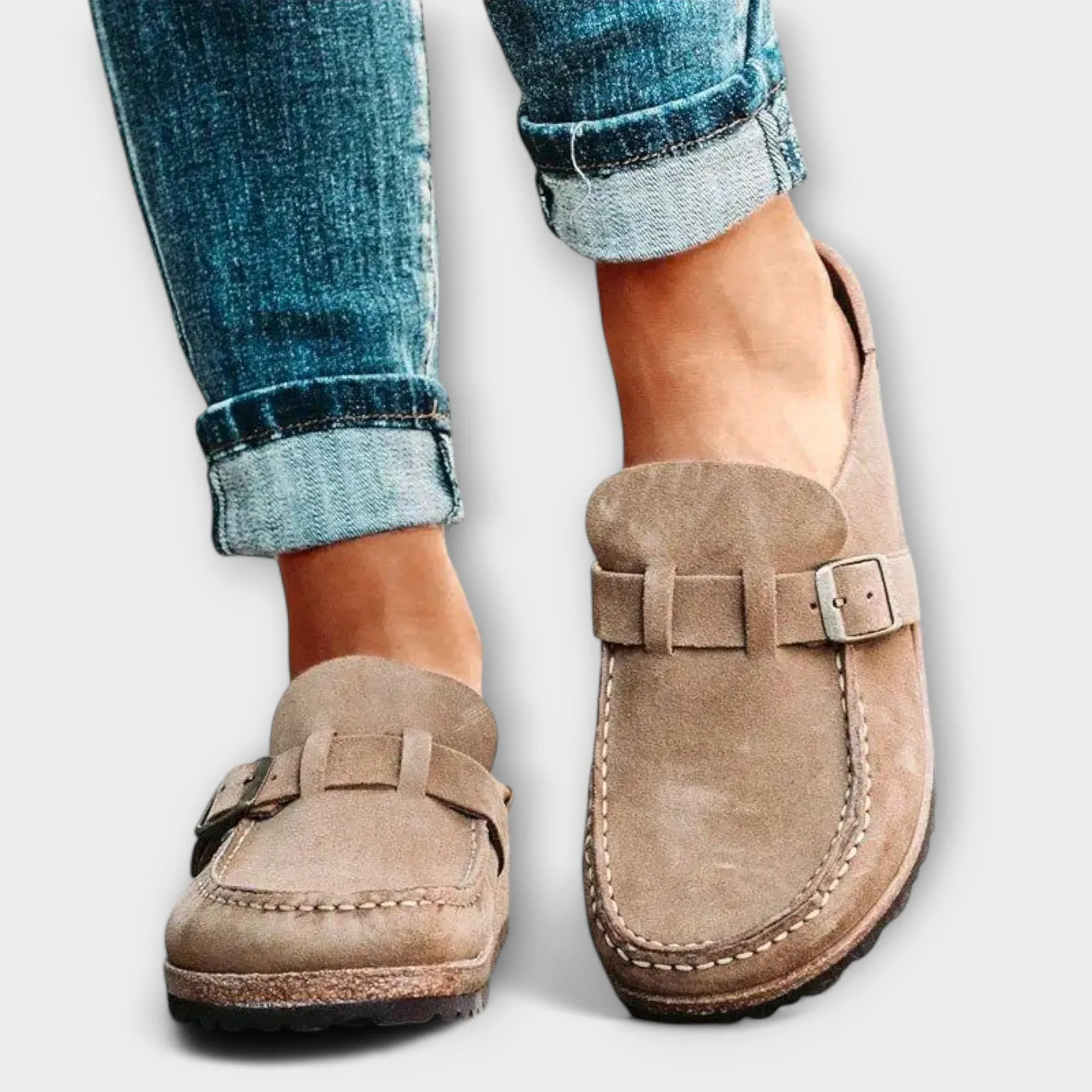 Customer-focused Mocassins boucle avec orthopédiques décorative pour femmes Wide array
