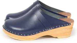 Da Vinci Bastad Slip On Closed Toe Leather Womens Original Swedish Wooden Clogs