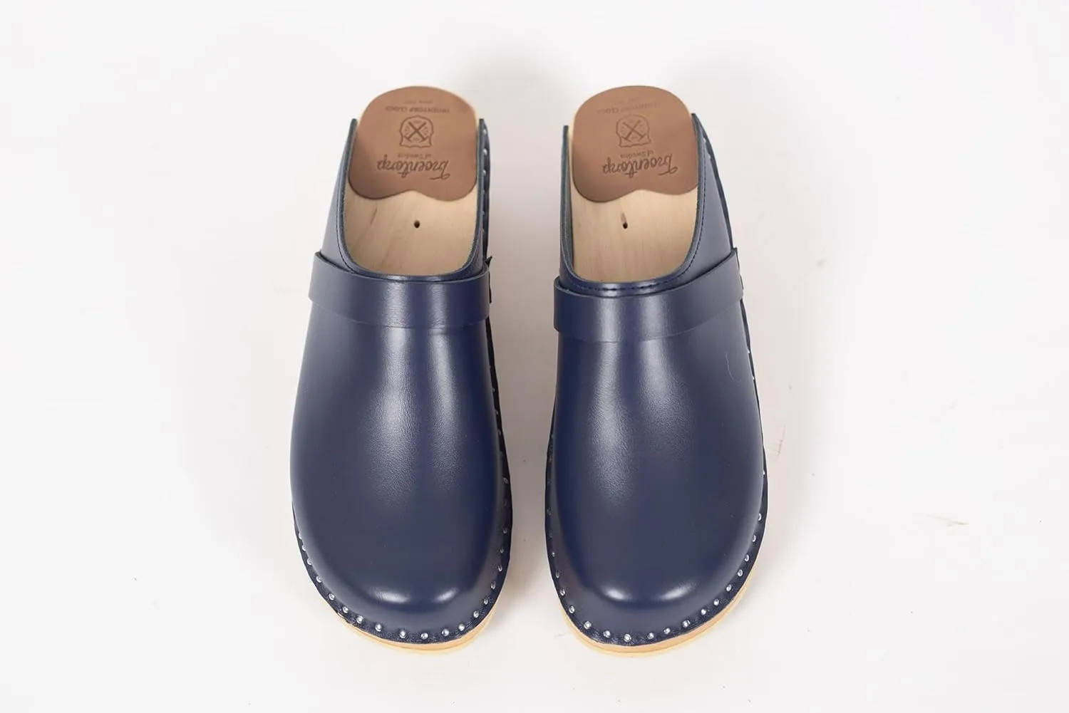 Da Vinci Bastad Slip On Closed Toe Leather Womens Original Swedish Wooden Clogs