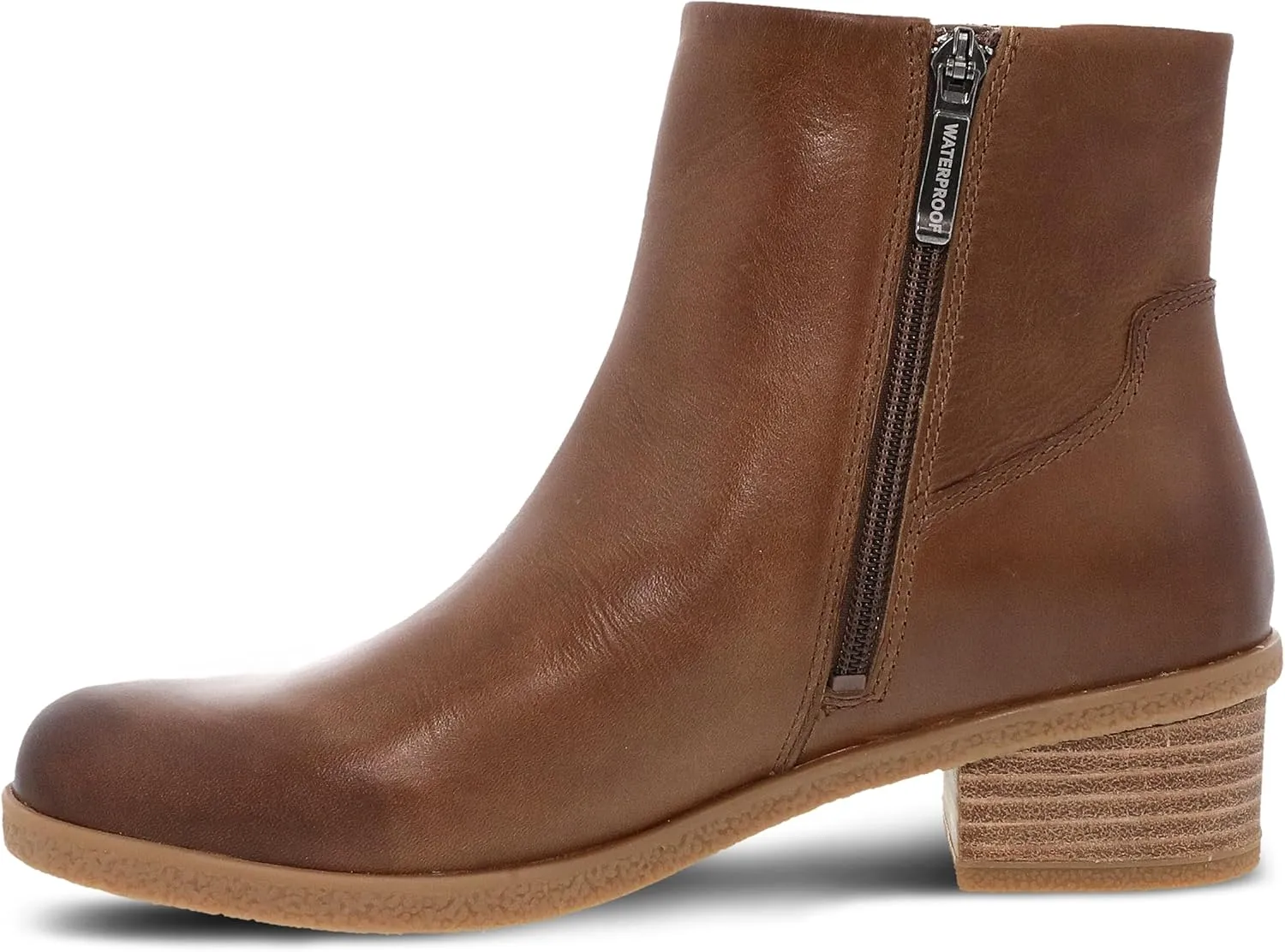 Dansko Daisie Chelsea Boot for Women - Waterproof Leather and Construction with Rubber Outsole and Leather Stacked Heel for Long-Lasting Style in Any Weather