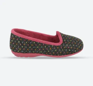 DB Nottingham Slipper für Damen, weite Passform