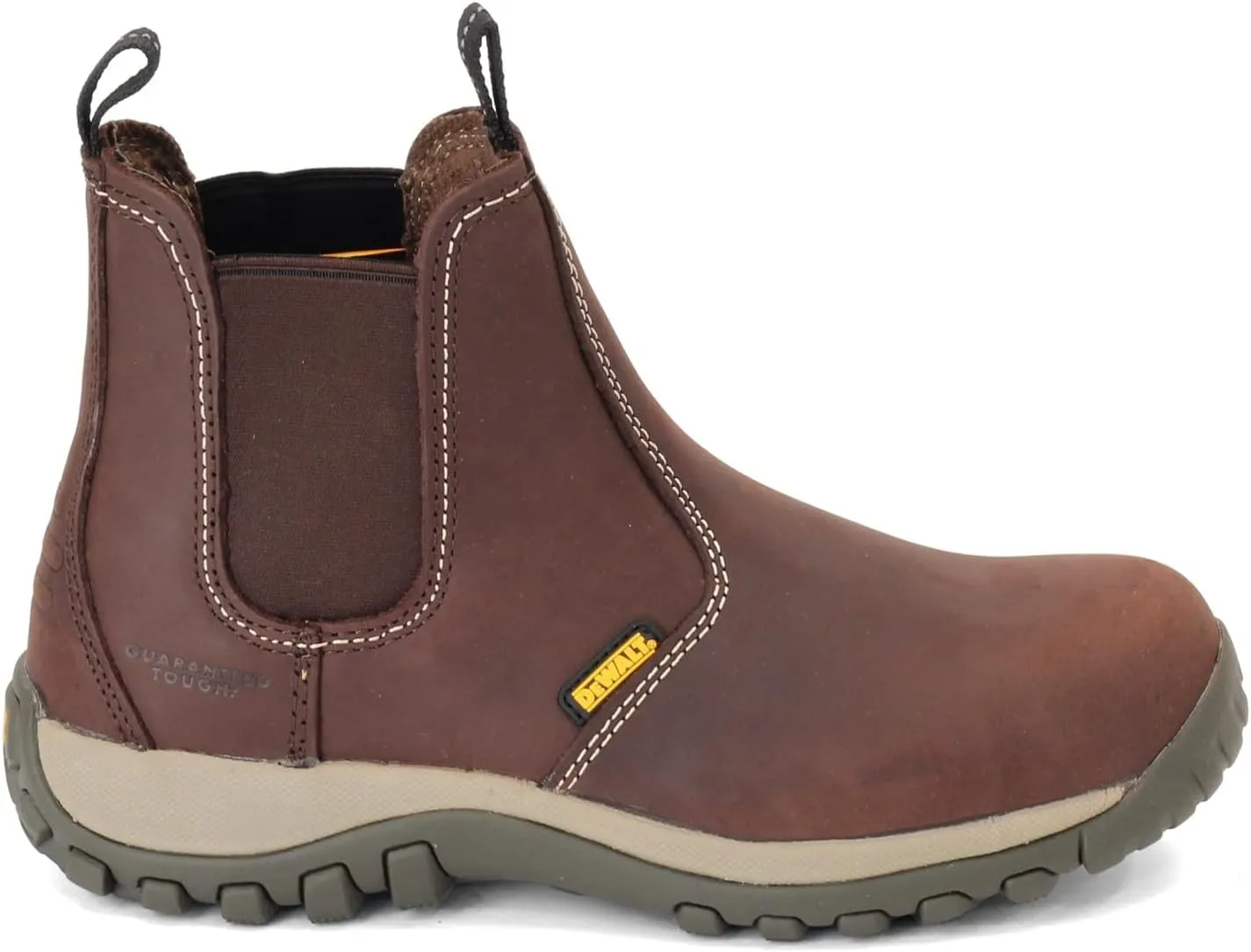 DEWALT Level Men's Slip-On, Steel Safety Toe, Leather Work Boots