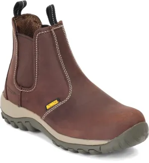 DEWALT Level Men's Slip-On, Steel Safety Toe, Leather Work Boots