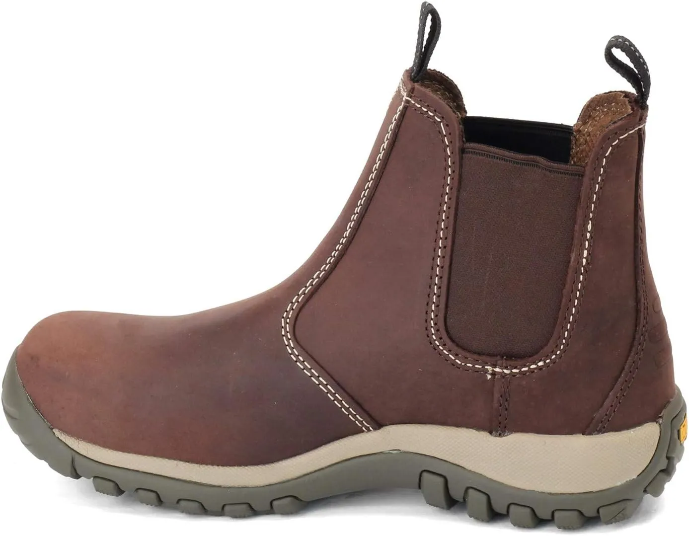 DEWALT Level Men's Slip-On, Steel Safety Toe, Leather Work Boots