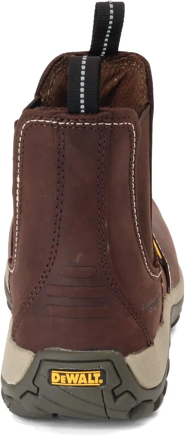 DEWALT Level Men's Slip-On, Steel Safety Toe, Leather Work Boots