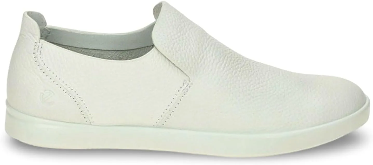 ECCO Womens Leisure 205143 Leather White Shoes 9-9.5 US