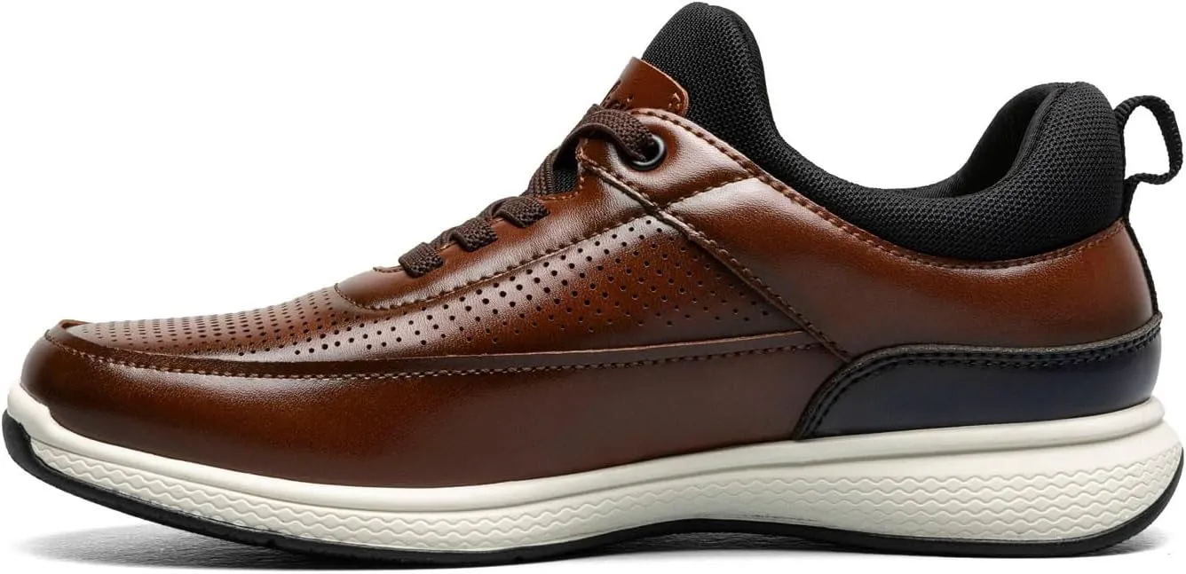 Florsheim Boy's Satellite Perf Elastic Lace Slip-on Jr. (Toddler/Little Big Kid) Sneaker