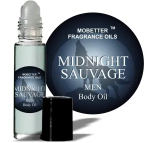 Fragrance Perfume Oil Sauvage Cologne Roll On Body Oil for Men, 3 battle, 0.5 Fl Oz