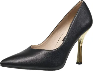 French Connection Women's Heels Pumps Pointed Toe Stiletto High Heels Slip On Comfy Wedding Office Work Dress Shoes for Women with Cushioned Insole & Designed Heel