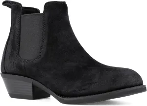 Frye Supply Women's Safety-Crafted Steel Mid-Cut Dark Brown Chelsea Boot