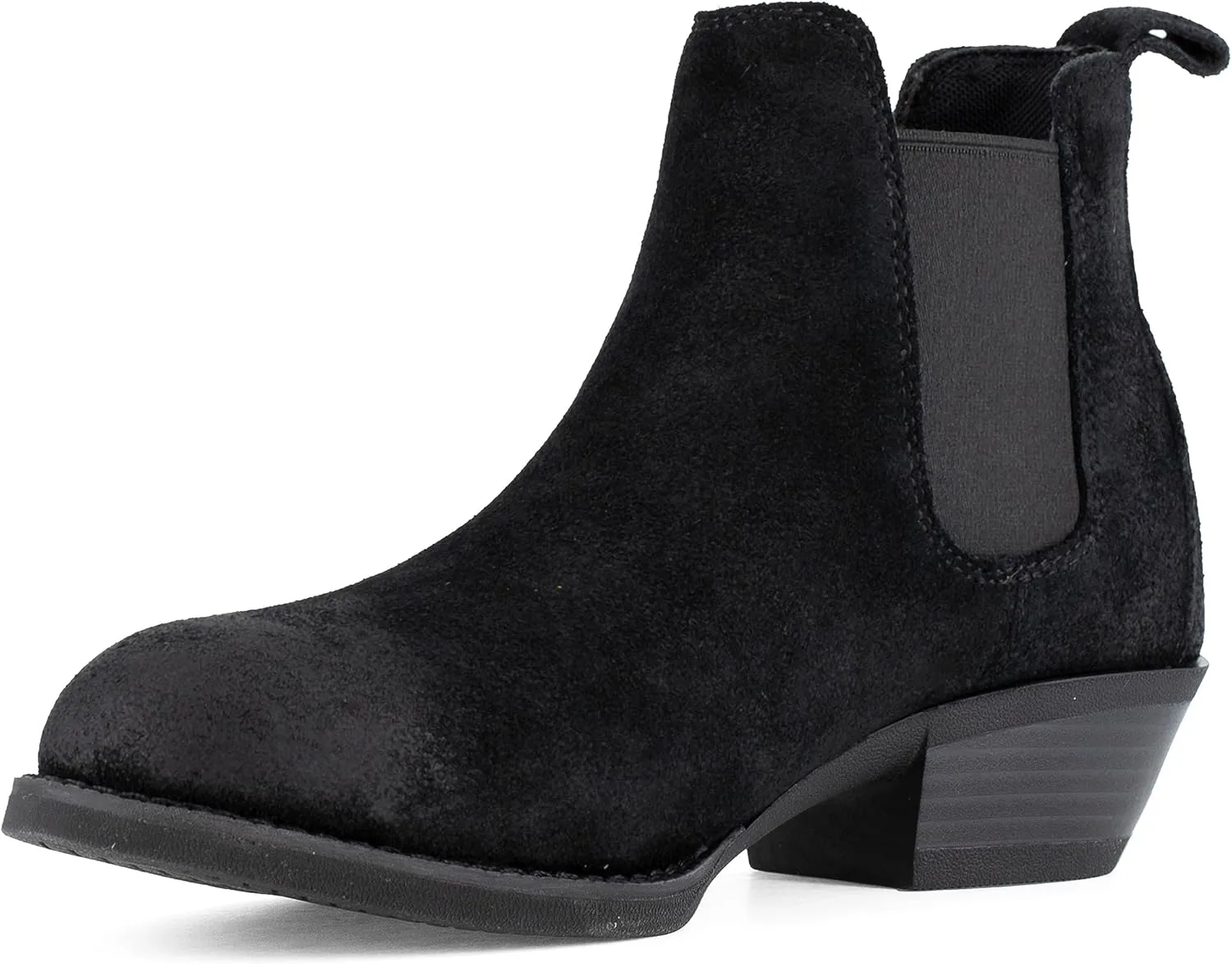 Frye Supply Women's Safety-Crafted Steel Mid-Cut Dark Brown Chelsea Boot