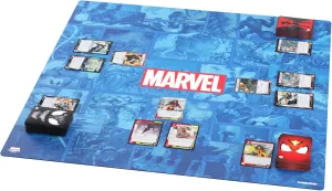 Gamegenic Play Mat – Playmat: Marvel Champions XL: Marvel Blue – Smooth & Tough – Compatible with Magic The Gathering Commander Deck, Pokemon Cards, Marvel Champions – Play MTG, Pokemon, TCG