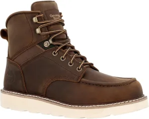 Georgia Boot Core 37 6" Work Boot, Brown, Size 13(W)