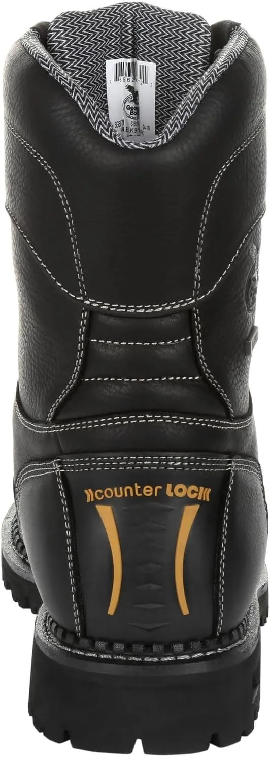 Georgia Boot Men's Amp Lt Composite Toe Logger Industrial Boot