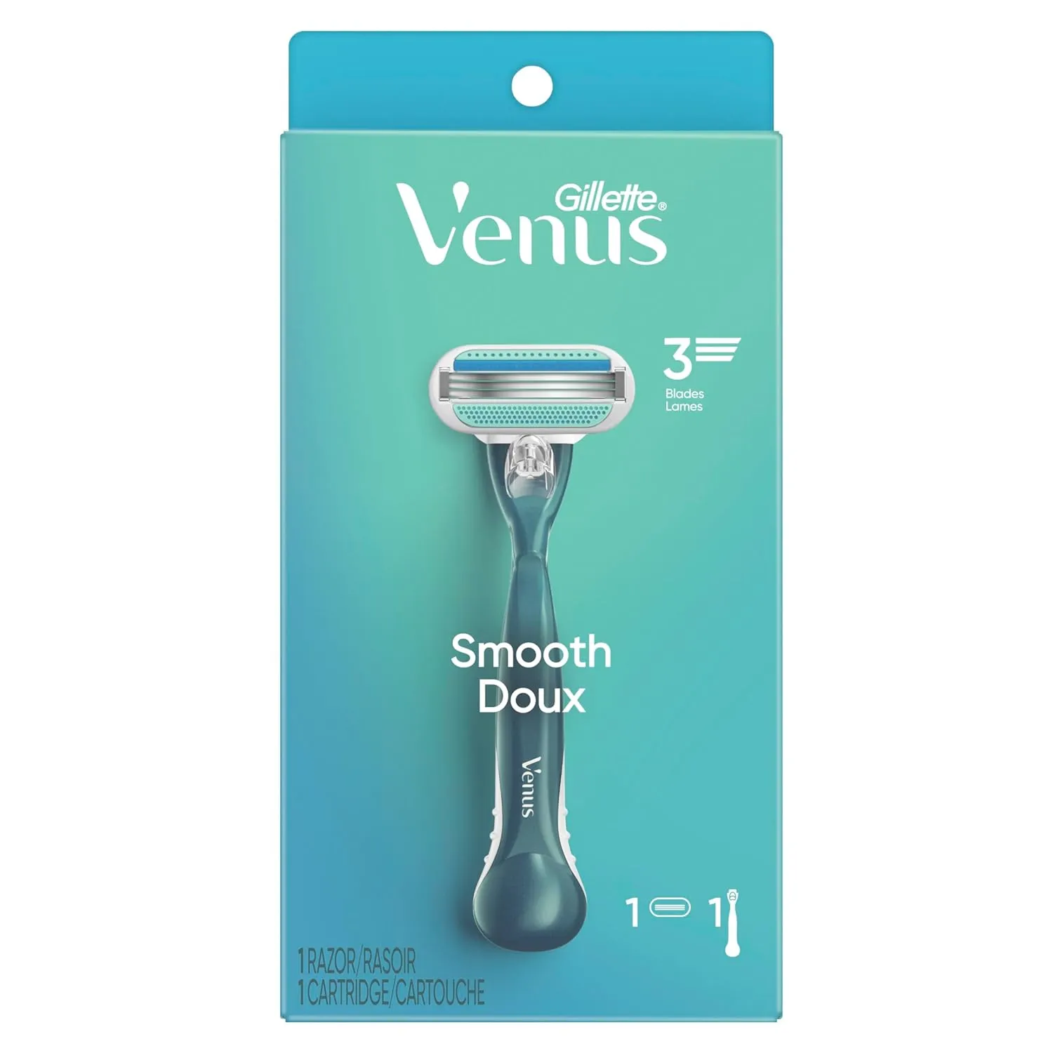 Gillette Venus Original Women's Razor 1 Razor Handle And 1 Cartridge, 1.000 Count