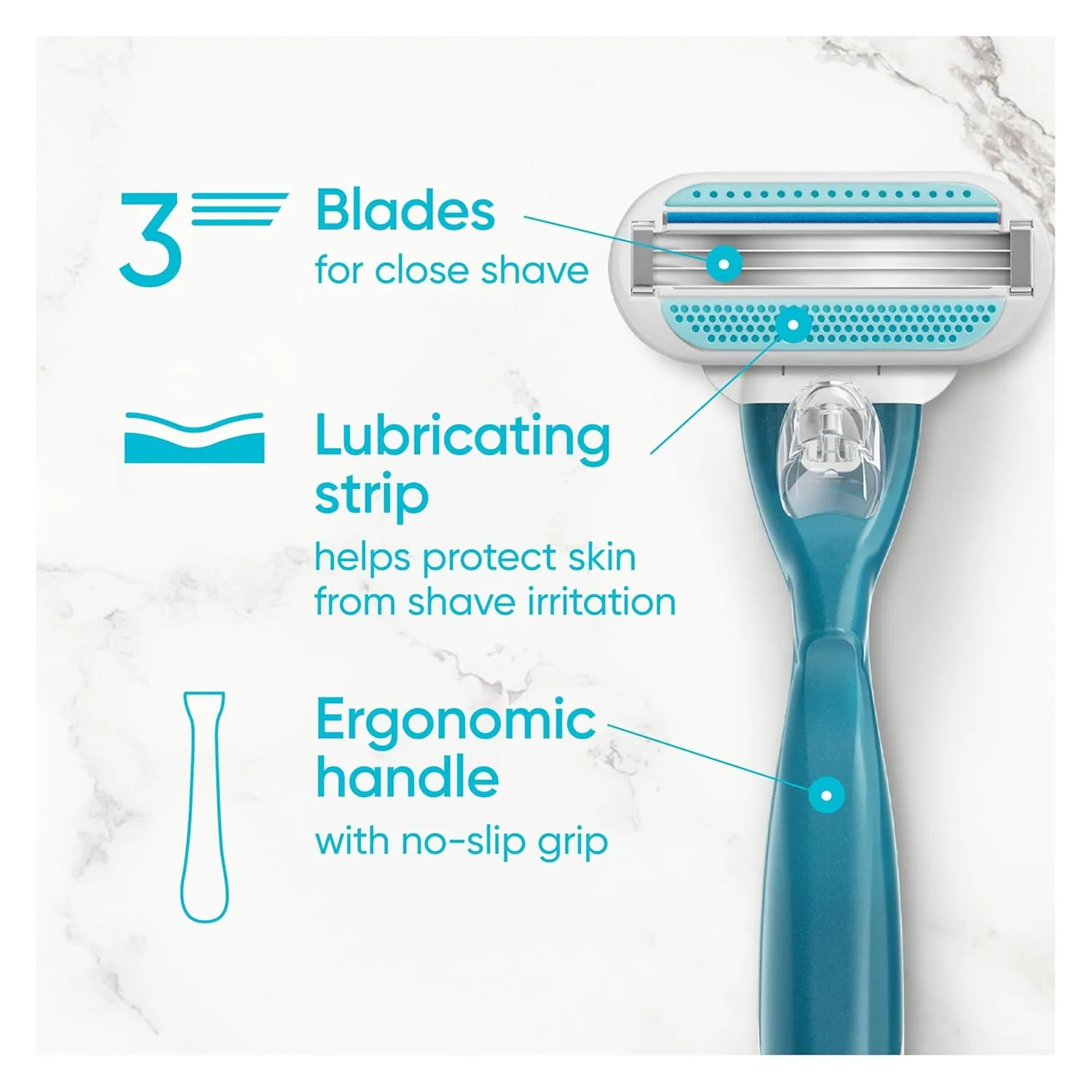 Gillette Venus Original Women's Razor 1 Razor Handle And 1 Cartridge, 1.000 Count
