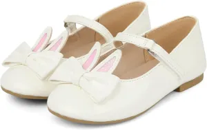 Gymboree,Girls and Toddler Dressy Ballet Flat,7 Years,Spring Bunny