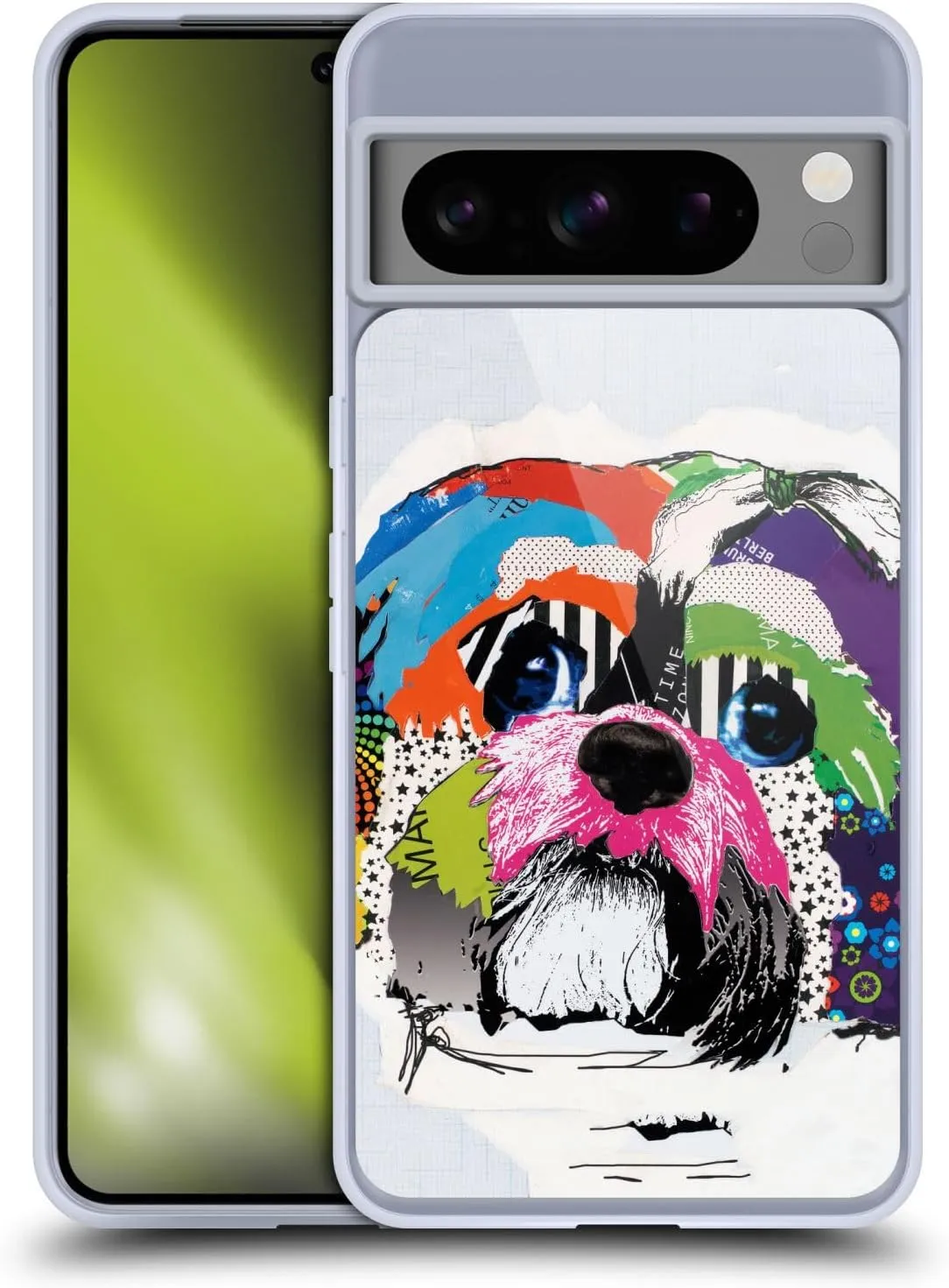 Head Case Designs Officially Licensed Michel Keck Shihtzu Dogs 4 Soft Gel Case Compatible with Google Pixel 8 Pro