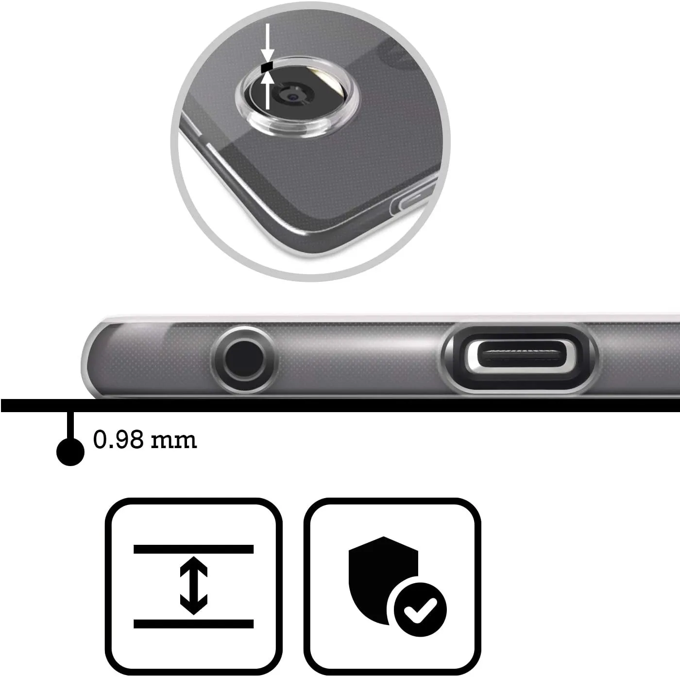 Head Case Designs Officially Licensed Vincent HIE Beware of Dog Canidae Soft Gel Case Compatible with Motorola Moto G85