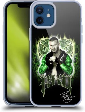 Head Case Designs Officially Licensed WWE RKO Image Randy Orton Soft Gel Case Compatible with Apple iPhone 12 / iPhone 12 Pro