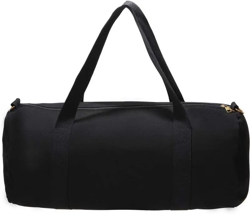 Heavy Duty Military and Army Cargo Style 100% Cotton Canvas Shoulder Travel and Storage Duffel Bag Outback Gym Bag Carryall Duffel Tote for Men and Women