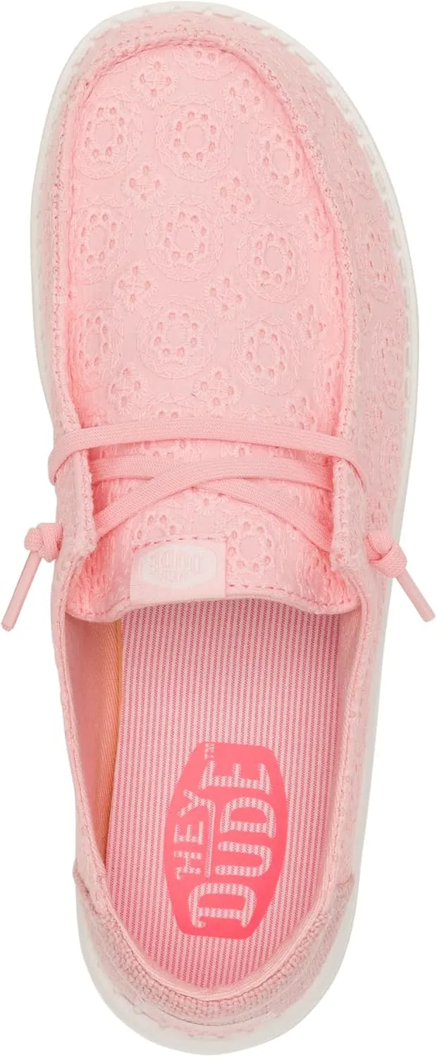 Hey Dude Women's Wendy Eyelet Lace Loafer