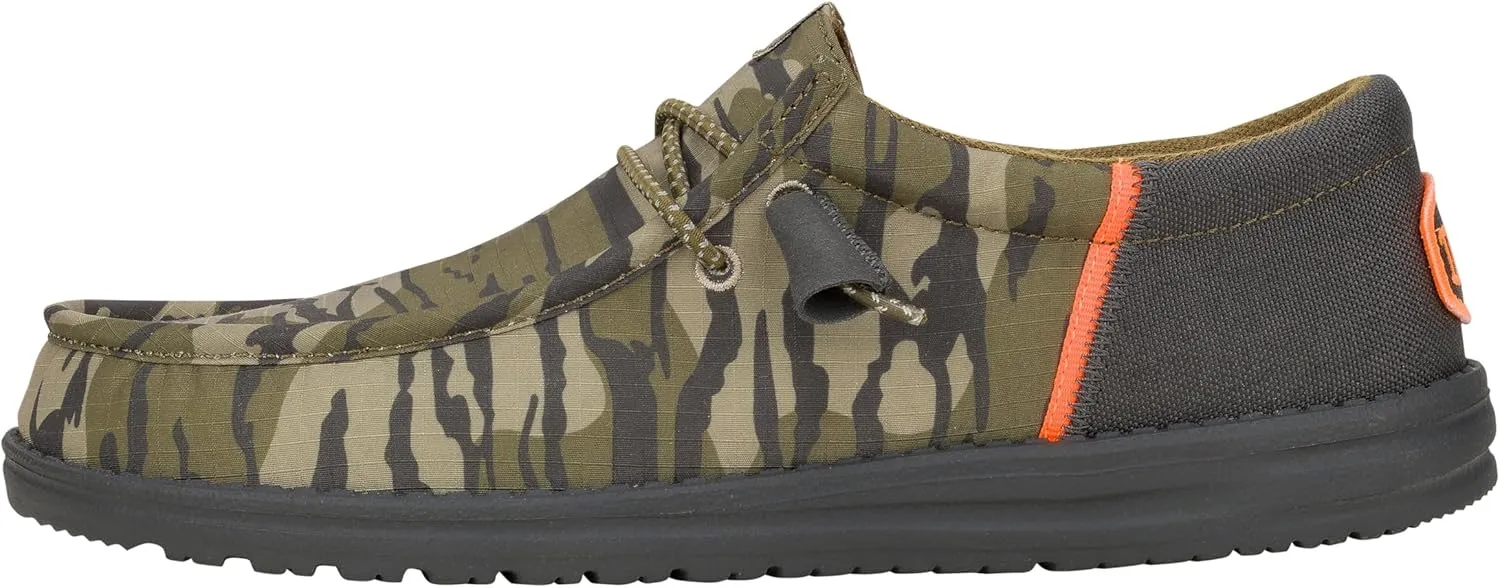 HEYDUDE Wally Funk Mossy Oak BTML Black Camo Size 15, Men’s Shoes, Slip-on Loafers, Comfortable & Light-Weight