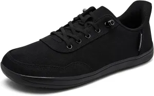 HOBIBEAR Womens Mens Hands Free Slip On Sneakers Comfort Wide Minimalist Barefoot Canvas Shoes