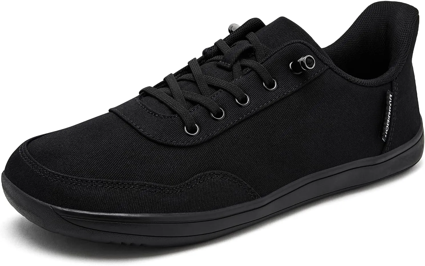 HOBIBEAR Womens Mens Hands Free Slip On Sneakers Comfort Wide Minimalist Barefoot Canvas Shoes
