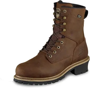 Irish Setter, Mesabi, Men’s, 8", Waterproof, Steel Safety Toe, Logger Boot