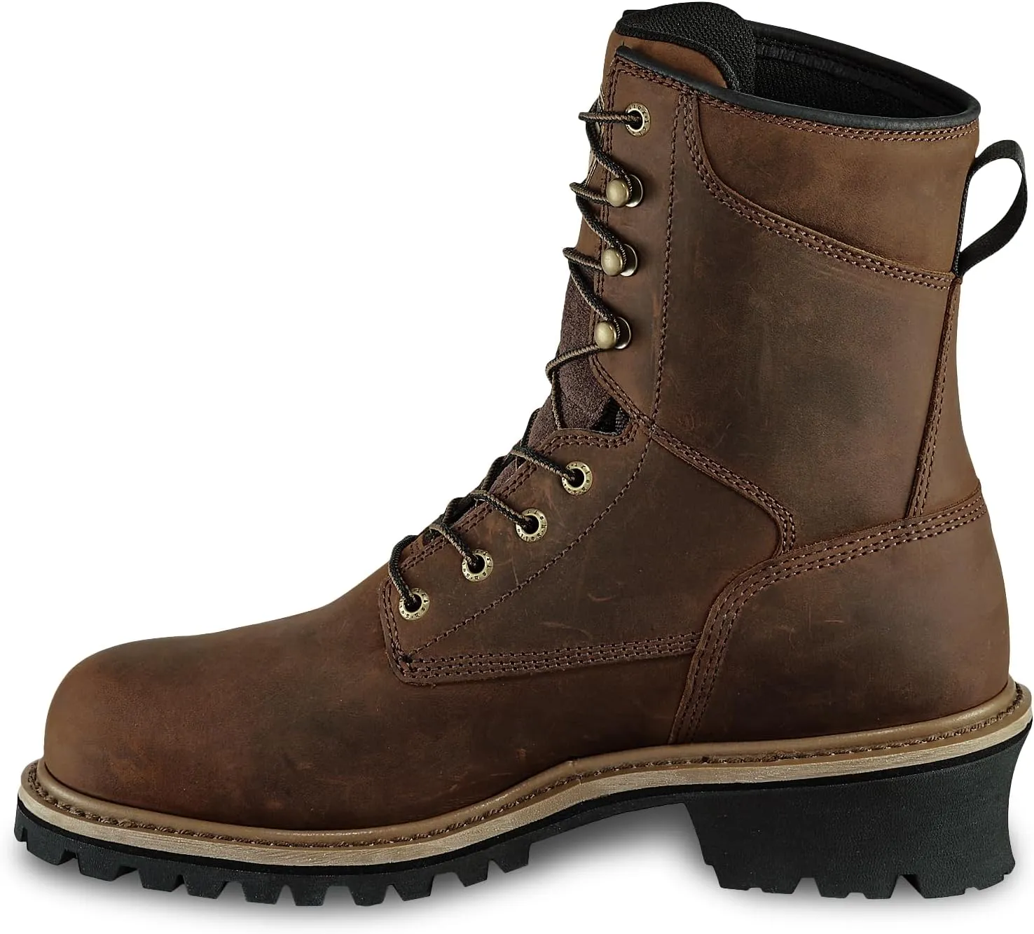 Irish Setter, Mesabi, Men’s, 8", Waterproof, Steel Safety Toe, Logger Boot