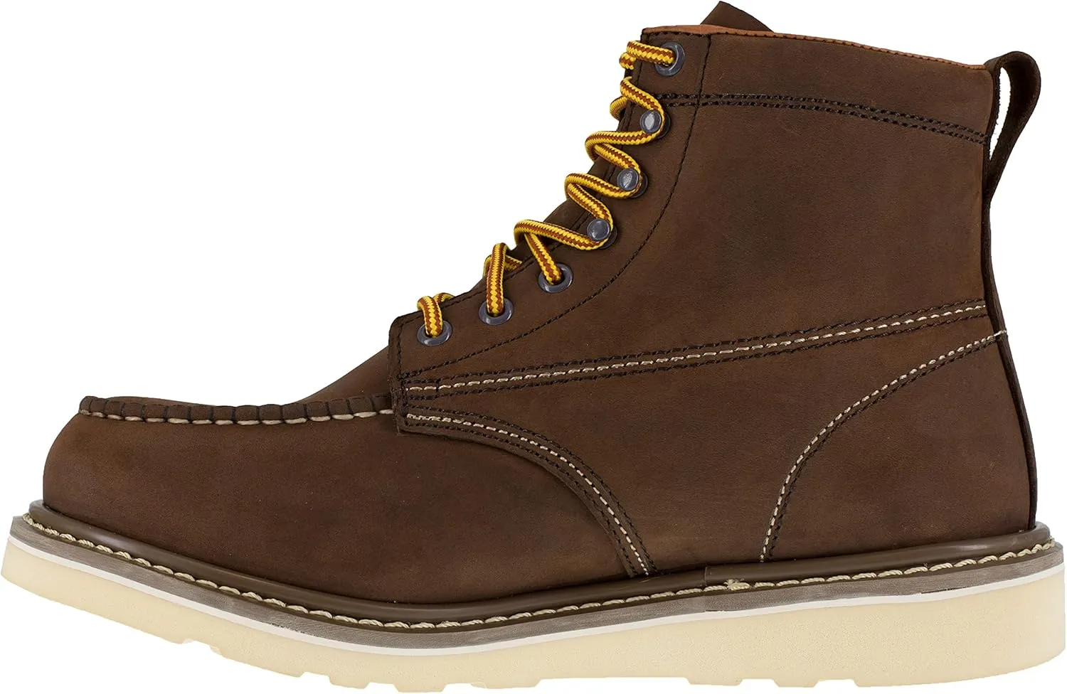 Iron Age Mens Reinforcer 6 Inch Electrical Steel Toe Work Safety Shoes Casual - Brown