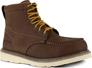 Iron Age Mens Reinforcer 6 Inch Electrical Steel Toe Work Safety Shoes Casual - Brown