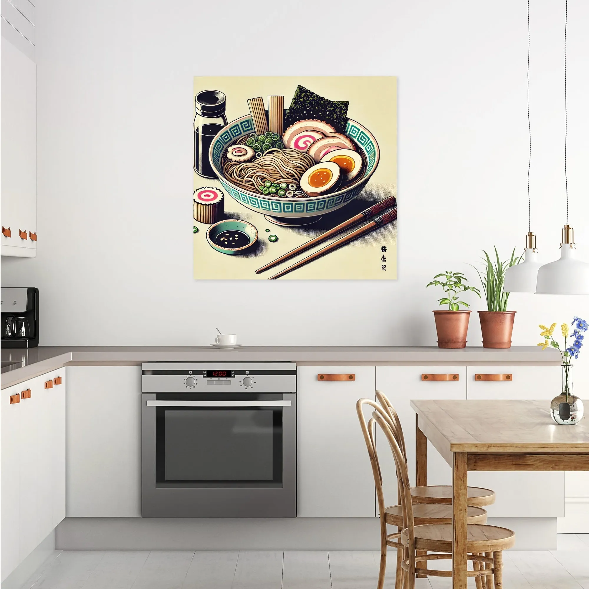 Japanese Ramen Delight Canvas