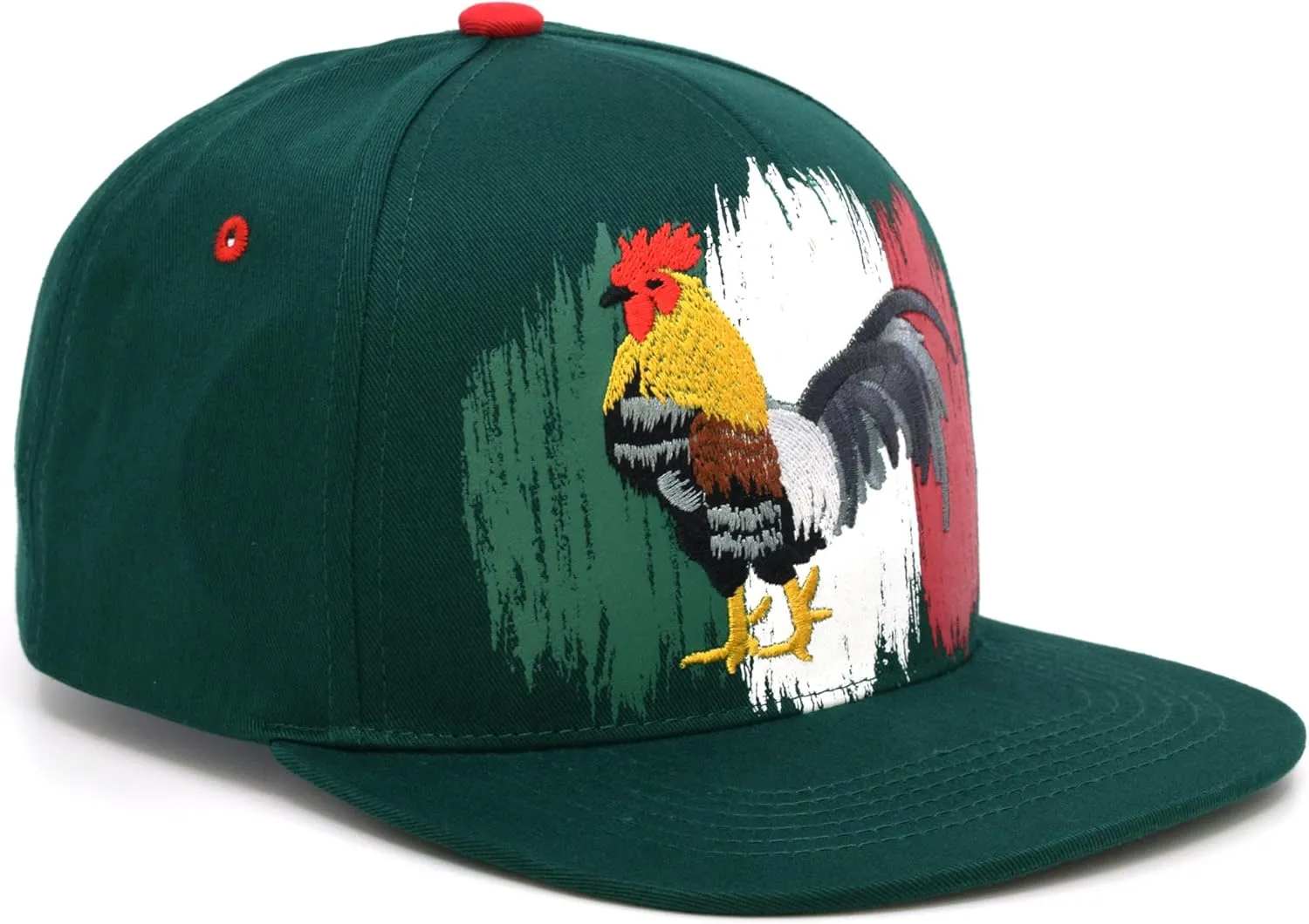 JLGUSA Rooster Cock Snapback Adjustable Hat Flat Bill Adult Baseball Cap Rooster Leader HL Embroidery Gallo Cap
