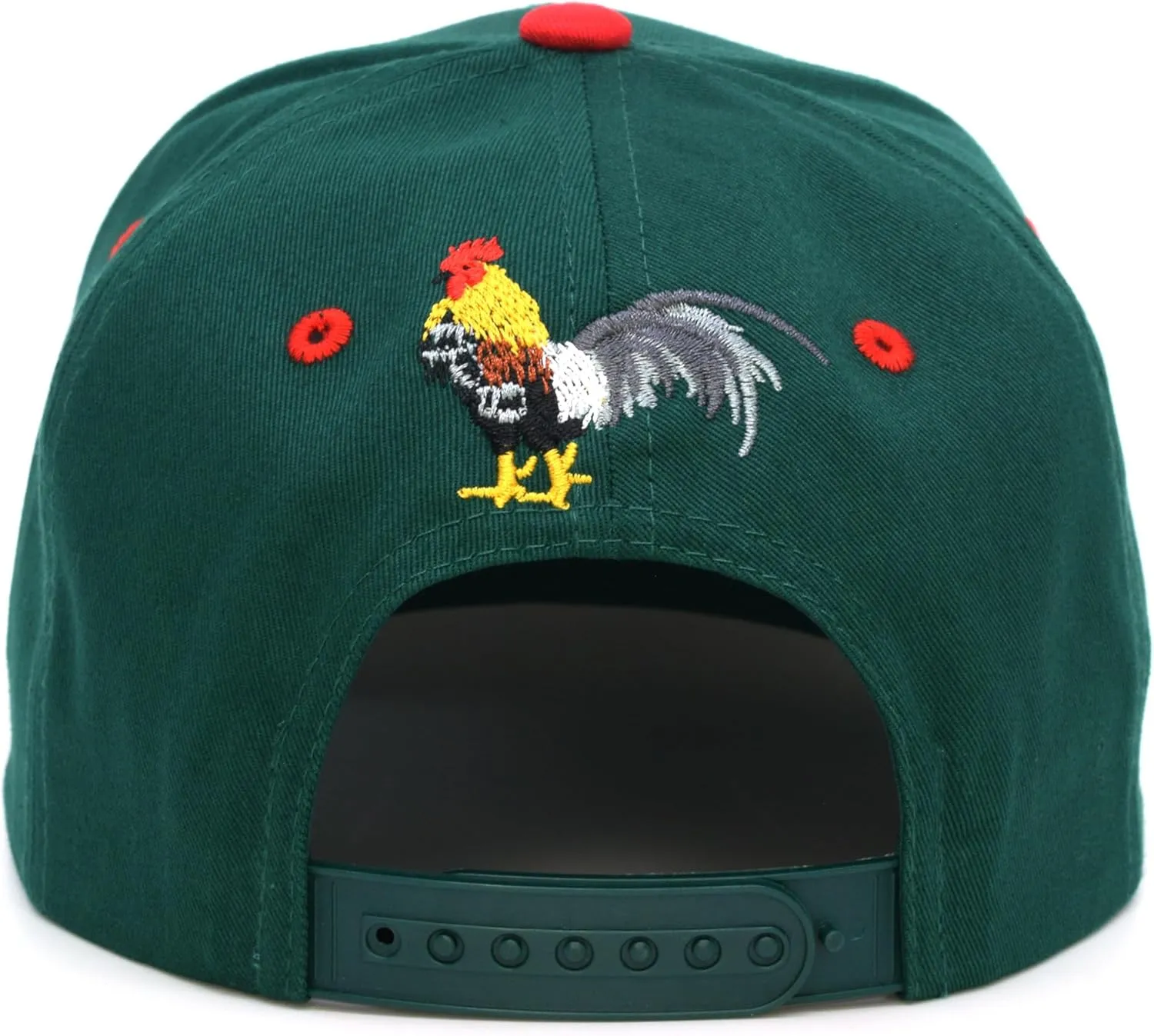 JLGUSA Rooster Cock Snapback Adjustable Hat Flat Bill Adult Baseball Cap Rooster Leader HL Embroidery Gallo Cap