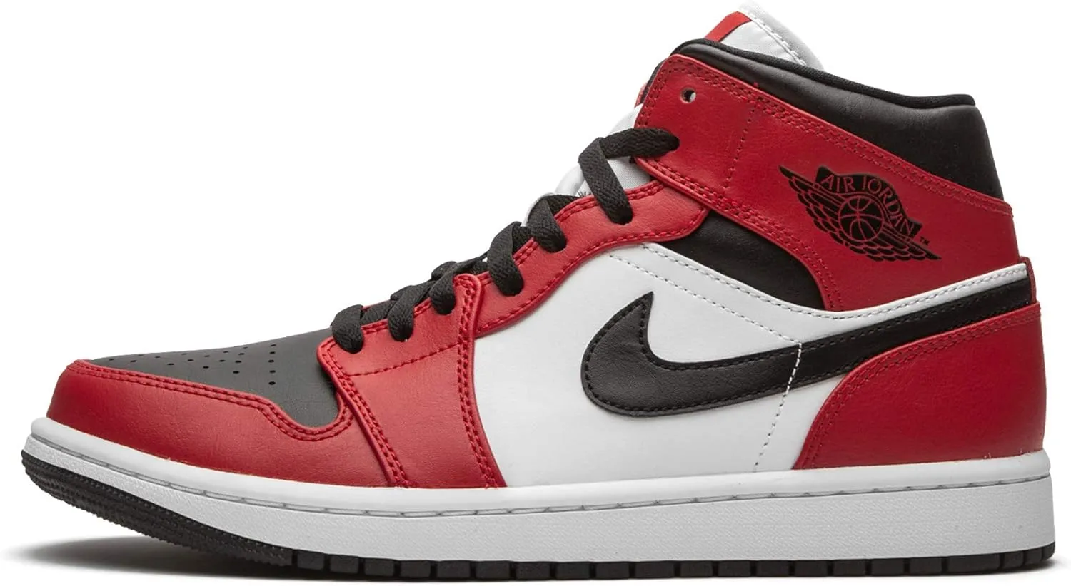 Jordan Mens Air 1 Mid Chicago Black Toe 554724 069 - Size 12.5
