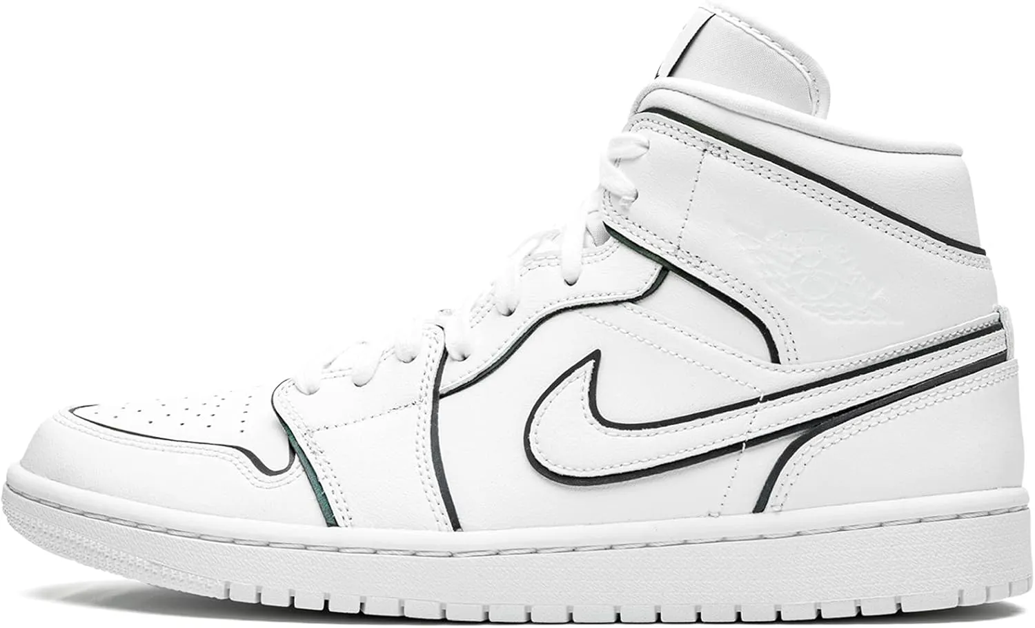 Jordan Womens WMNS Air 1 Mid CK6587 100 Iridescent Outline - Size 9W