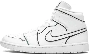 Jordan Womens WMNS Air 1 Mid CK6587 100 Iridescent Outline - Size 9W