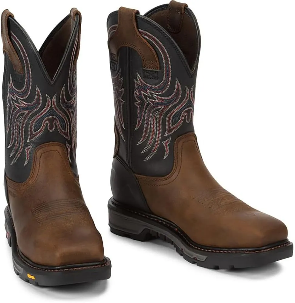 Justin Men's Tanker 11" Steel Toe Work Boot