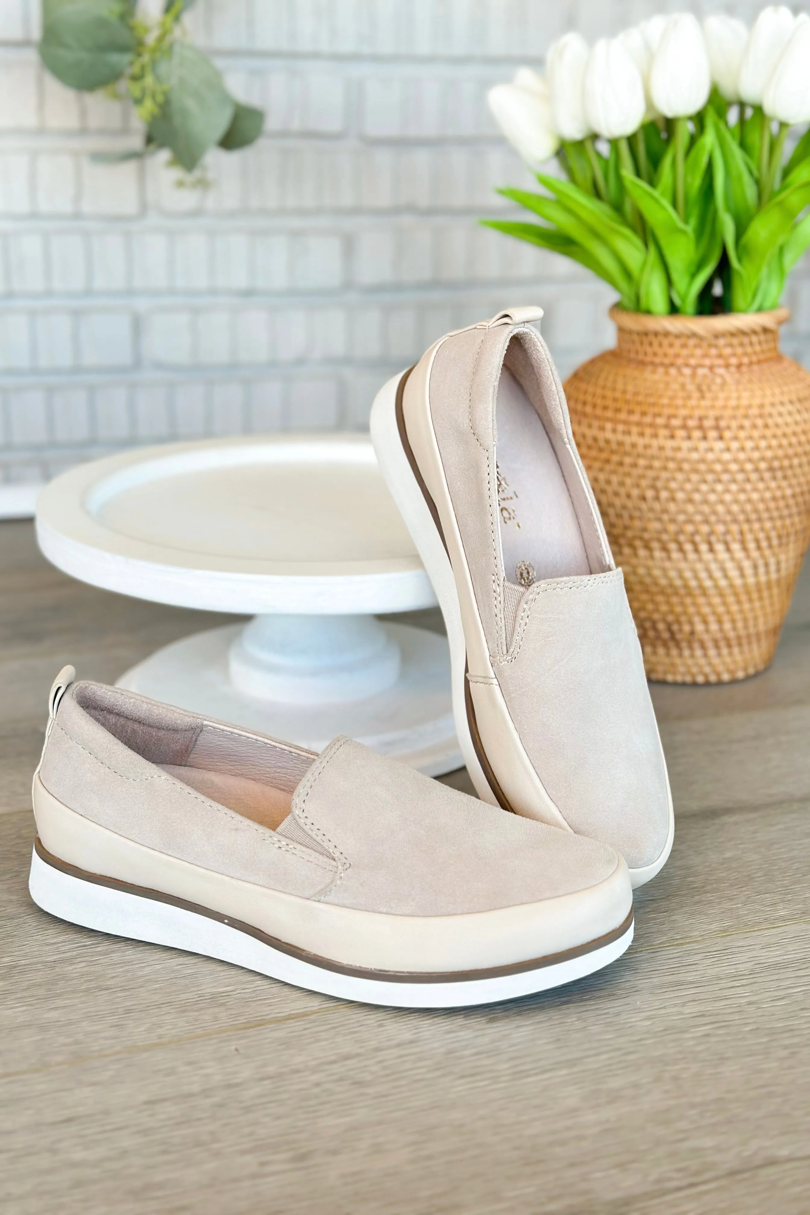 Kaelyn Silky Suede Angora Slide