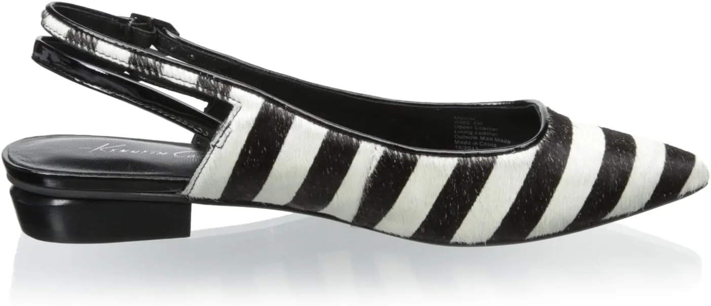 Kenneth Cole Womens Mercer PN Pointed Toe Flat Shoe