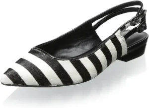 Kenneth Cole Womens Mercer PN Pointed Toe Flat Shoe