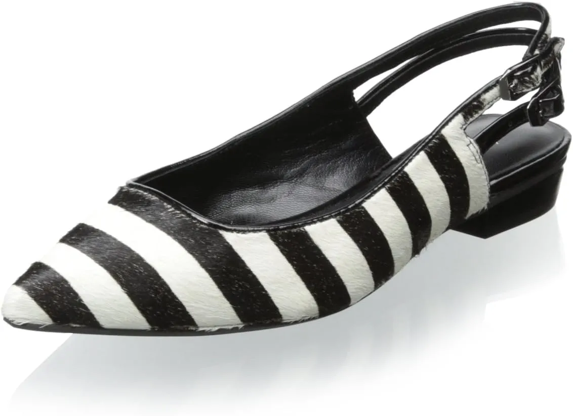 Kenneth Cole Womens Mercer PN Pointed Toe Flat Shoe
