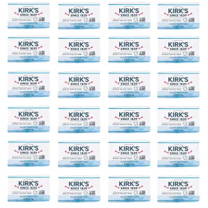Kirk's Original Coco Castile Bar Soap Original Fresh Scent 4 Ounces (Pack of 24)