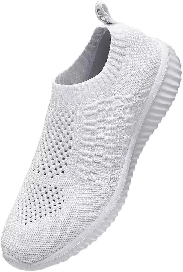 konhill Women's Lightweight Walking Shoes Breathable Slip On Tennis Sneakers Casual Mesh Workout Athletic