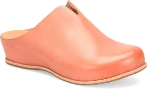 KORK-EASE Women's para Slip-On Leather Clog Flats with Comfort Cushioned Footbed