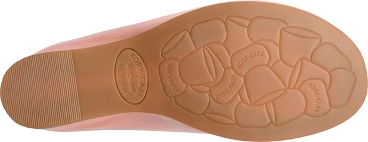 KORK-EASE Women's para Slip-On Leather Clog Flats with Comfort Cushioned Footbed